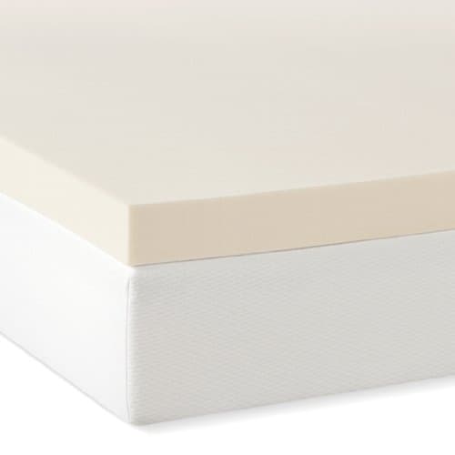 Serenia Sleep 3-Inch, 4 Pound Density Visco Elastic Memory Foam Mattress Pad Bed Topper, Queen