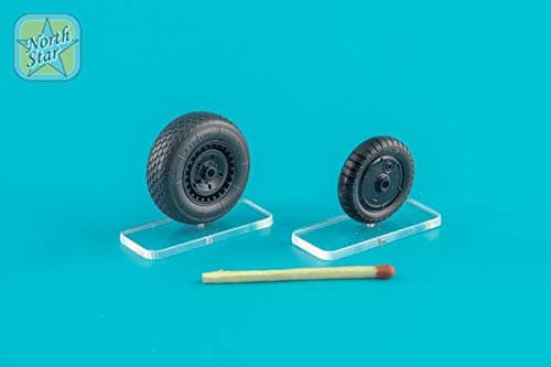 1/32 Wheels Set for Messerschmitt Me.262 Type 1 No mask Series Northstar Models