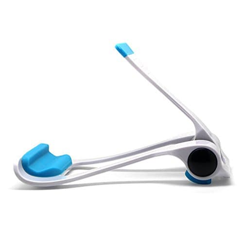 Cell Phone Desk Stand Holder - ToBeoneer Adjustable Tablet Stand Multi-Angle Durable Anti-Slip Cradles Mount Bracket Apple iPad air pro iPhone 7 6 Plus Kindle Samsung Galaxy Tab Any Devices (Blue)