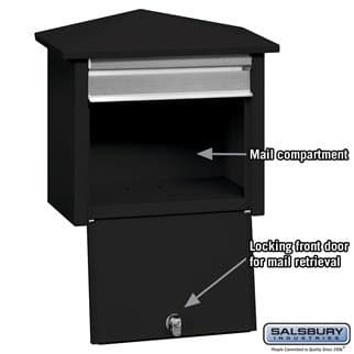 Salsbury Security Mail House Box (Black)