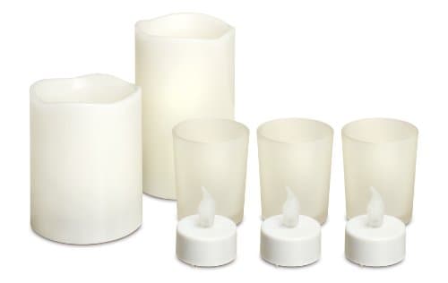 Generic LCS-12/2379 8-Piece LED Candle Set Safely Illuminate Your Home