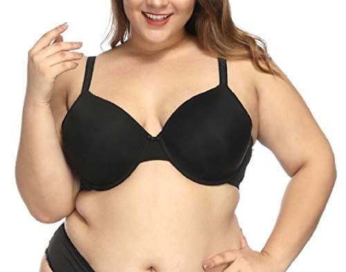 Nanquan Women Pushup Underwire Full Coverage Oversized Seamless Bra