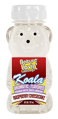 Koala Aromatic Flavored Water Based Lubricants - Raspberry Cheesecake 6 oz by Nature Labs