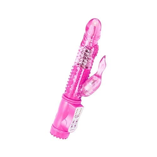 LZYD Big Size Thrusting Powerful Fluttering Rabbit Body Msaager - 12 Speeds Rotating Versatility Wand for Women (Purple)
