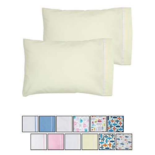 Toddler Pillowcase 13x18 - 2 Pack - Yellow