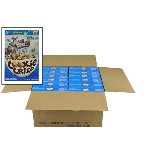 Cookie Crisp Whole Grain Cereal 11.25 oz (Pack of 12) by Cookie Crisp