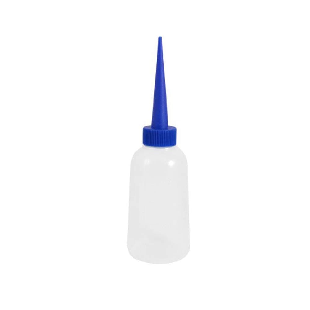 Wilk Tip Glue Bottle Empty Applicator Glue Bottle with Blue Lid for Small Gluing Projects, Paper Quilling DIY Craft, Acrylic Painting 100ml