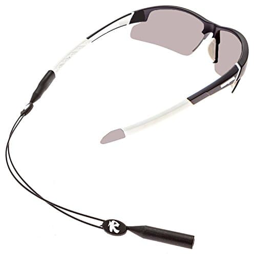 MOKE Adjustable Sunglass Retainer - Sunglass strap- No Tail Eyewear Holder Strap - Eyewear Retainer,-2 Pack （Black）