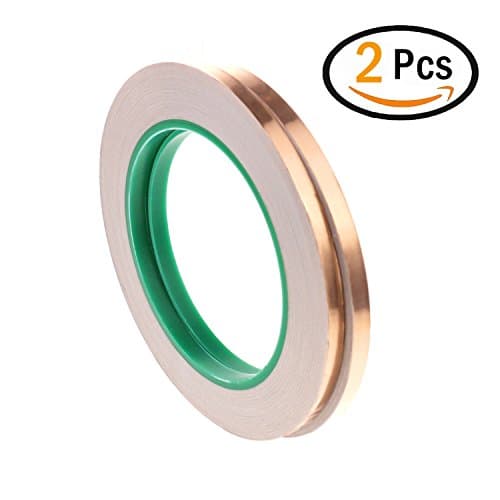 Inxens Copper Foil Tape Double-sided Conductive Adhesive Set of 2