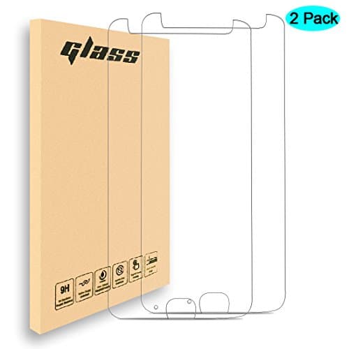 JOSHENYP for Moto X4 Screen Protector,[2-PACK] 0.3mm Ultra Thin 2.5D Round Edge HD Clear Tempered Glass Screen Protector Film for Motorola Moto X4 / Moto X 4th Generation
