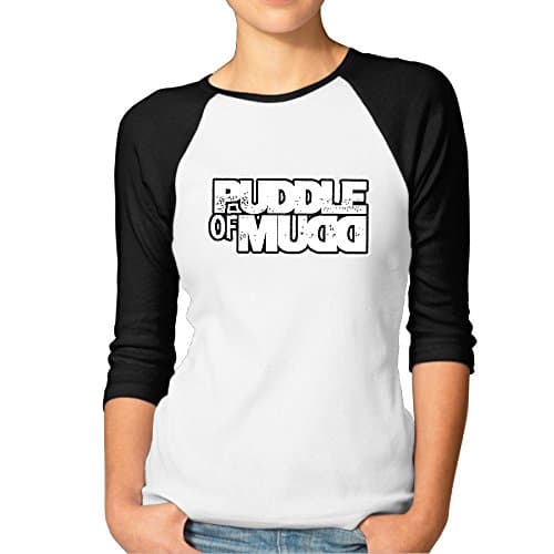Puddle Of Mudd Re:(disc)overed Womens Nice 3/4 Sleeve T-shirts Tee