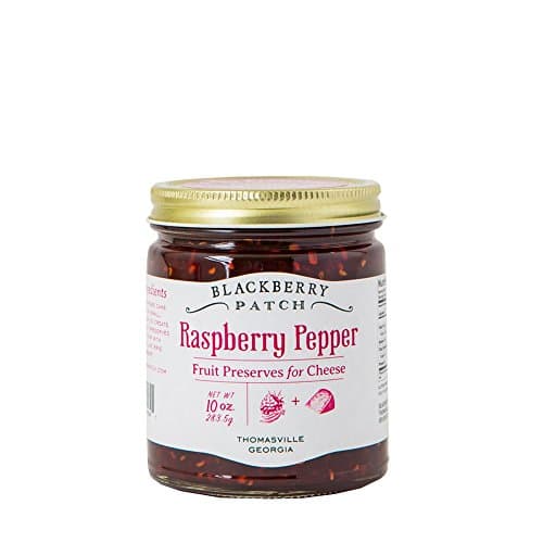 Blackberry Patch All Natural Fruit Preserves Spread for Cheese 10 oz Jar (Raspberry Pepper)