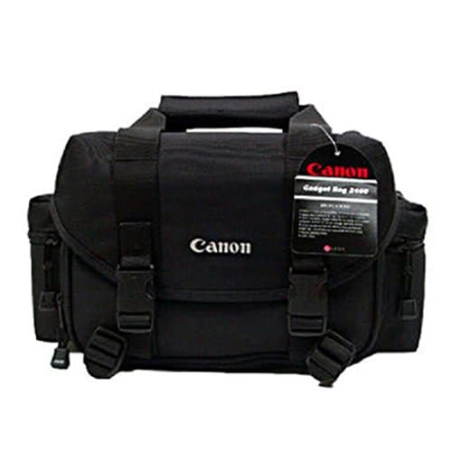 New Authentic CANON D-SLR Mirrorless Camera Shoulder Bag - Designed To Fit With Canon Sony Fuji Fantax DSLR and Mirrorless Cameras with LENS
