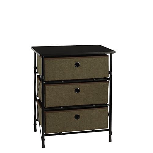 RiverRidge Home Sort & Store 3-Bin Organizer, Brown