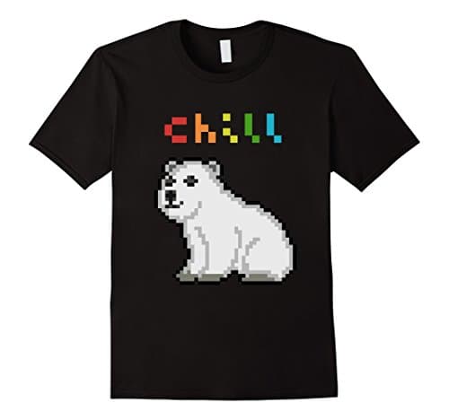 Men's chill polar bear 2XL Black