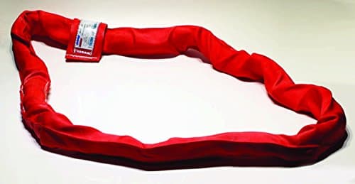 American Industrial / 1 3/8" Width / Endless Polyester Round Sling - Red / 5 Ft. Long / En150X5 / 13,200 Lbs. Vertical