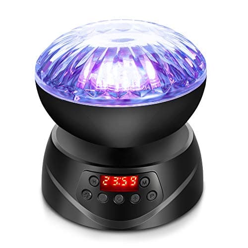 StarLight Remote Ocean Wave Projector Night Light Lamp with BMusic (Black) - Amazon Vine