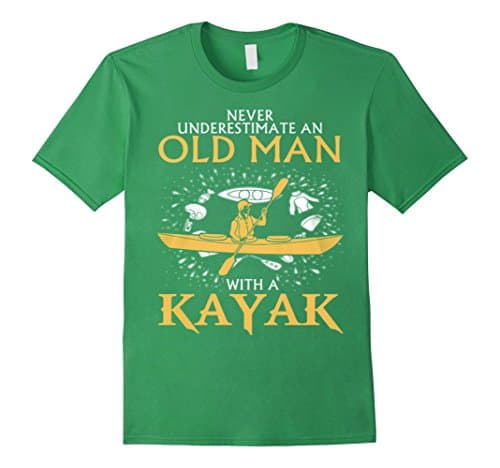 Men's Old Man With A Kayak Large Grass