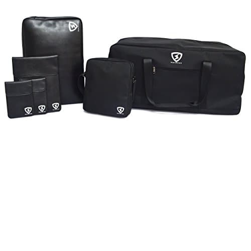 Faraday Duffel Bag ALL-DEVICE Protection Kit - Signal Blocking Laptop/Computer Case – iPad/Tablet Shield - 2 iPhone, Cell Phone, Smartphone, Key Fob Sleeves – FREE Multipurpose Pouch