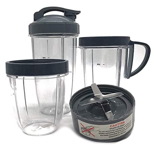 Domilay Cup and Blade Set for Nutri Replacement High-Speed Blender Mixer System for Replacement Parts and Accessories with NutriBullet