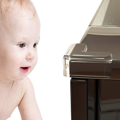 Guards (20 pack) Update 2018 STRONG ADHESIVE Protect Children From Injury | Corner Covers Baby Safety | Table & Furniture Corner Protectors Clear | Child Proof Corner Bumpers