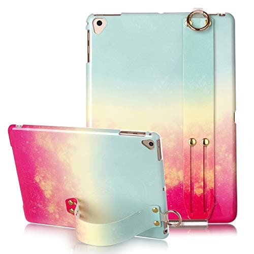New iPad 9.7 2017/2018 case, Yoomer Marble Design Slim Thin Soft TPU Bumper Glossy Skin Anti-Scratch Protective Case with Adjustable Stand for iPad 9.7 5th / 6th Generation