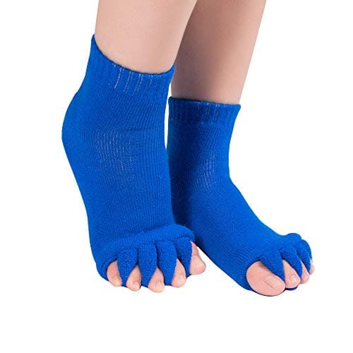 Sree Traders Night Sleeping Massage 5 Toe Sock Fingers Separator Pain Relief Foot