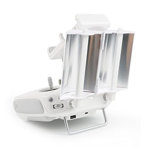 LZETC Signal Amplifiers for DJI Phantom 4 Phantom 3 Pro/Advanced Inspire 1 Standard-Full range Coverage Parabolic Reflector Aluminium Silver