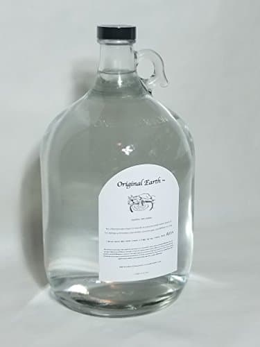 Original Earth Water - RAW Water from a spring, steam distilled - 128 oz., 1 Gallon glass bottle