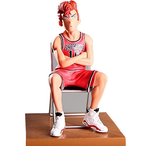 YXACE Action Figure Doll Premium Edition Slam Dunk Master Stool Series Sakuragi Ryukawa Maple Base Scene No. 10 No. 11 No. 10