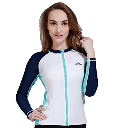 Rash Guard Women's/Men's UV Sun Protection Wetsuits Basic Skins Long Sleeve Crew Shirt