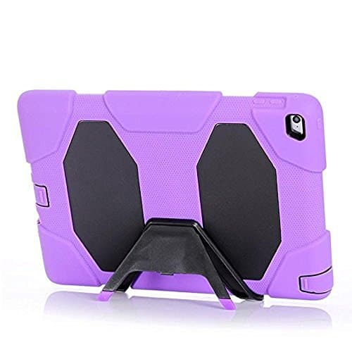 iPad Mini 4 Case,Koantree Shockproof Silicone Protective Apple iPad Mini 4 Case Cover with Stand Kids Friendly 2015 Release (Purple)