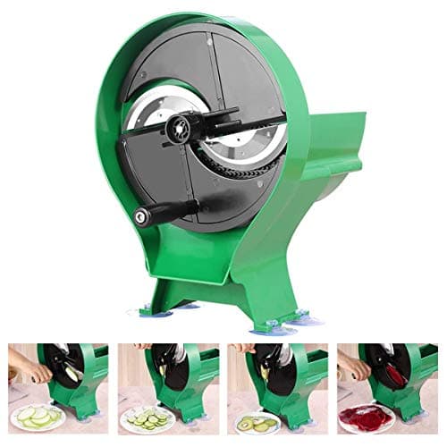 Mandoline Vegetable Slicer, Adjustable Manual Cut Vegetables, Large Slice Double Slice Thickness Ideal for Apples, Vegetables, Dried Meat