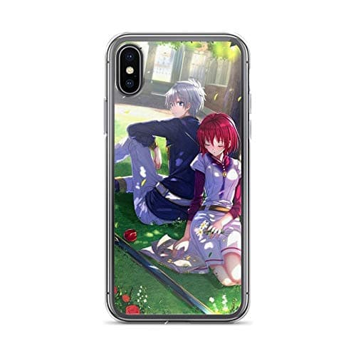 TEEDUYEN Compatible with iPhone 6/6s Case Snow-White with The Red Hair Shirayuki Zen Anime Pure Clear Phone Cases Cover