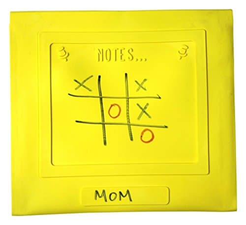 Reusable Lunch Bag for Sandwiches or Snacks with Personalized Notes, School Lunch Bag, Eco-Friendly Bag, Snack Bag, Great for Summer Camp, Seen on the Today Show, By spbang, Lemon Colored