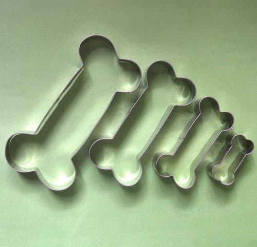 FAK 4pics Bone Cookie Cutter Set