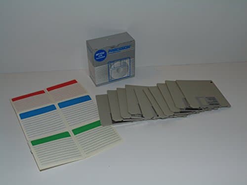 Precision MF2DD Dos Formatted Flexible 3.5" Floppy Disks (Box of 10)