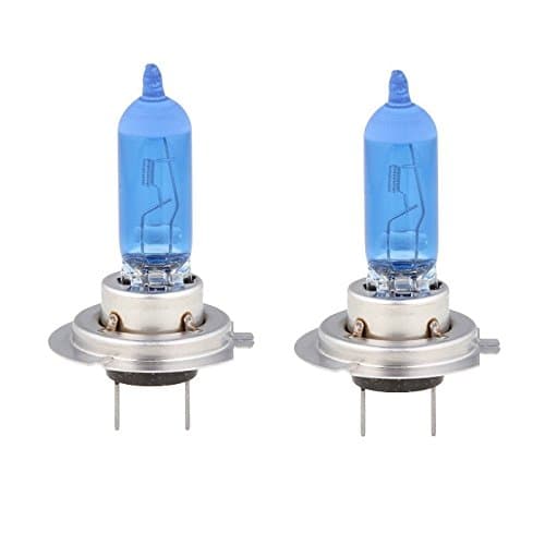 2x H7 Halogen 55W 12V Low-Beam/High Beam Headlight/Fog Light Bulbs Xenon White