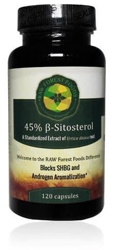 ?-Sitosterol Capsules (Beta-Sitosterol) (45%) (V?ren Forest Nettle) by Raw Forest Foods