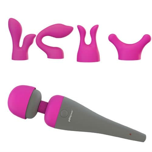 PalmPower Electric Massager with Four Attachments
