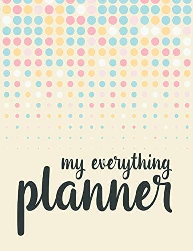 My Everything Planner: 12 Month Large Horizontal Yearly, Monthly and Weekly Calendar Planner for 2019 with Lots of Space for Notes (US Holidays)