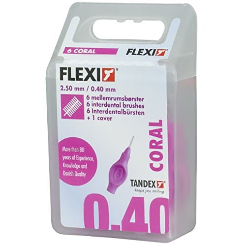 Tandex Flexi interdental brushes pink microfine, 6 pieces