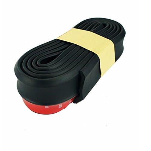 eforcar Universal 8.2 FT Black Red Samurai Bumper Lip Splitter Front Bumper Anti-scratch Lip Bumper