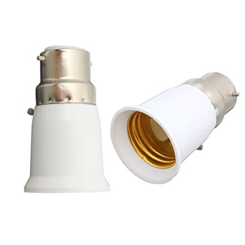 BC B22 To ES E27 Screw Light Bulb Adapter Lamp Converter Holder