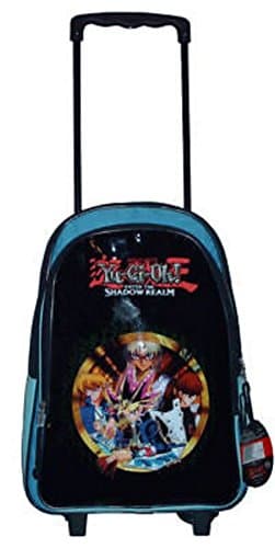 Yugioh Yu-gi-oh 16" Backpack Rolling Large School Bag with Wheels
