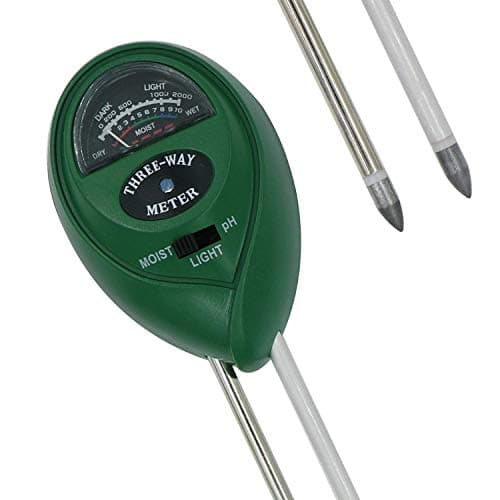Ebeauty 3-in-1 Soil Tester Soil Moisture Light & pH Meter for Indoor/Outdoors Plant Care