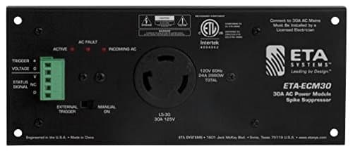 ETA-ECM30 NEMA L5-30R 30A Power Distribution Raceway Module