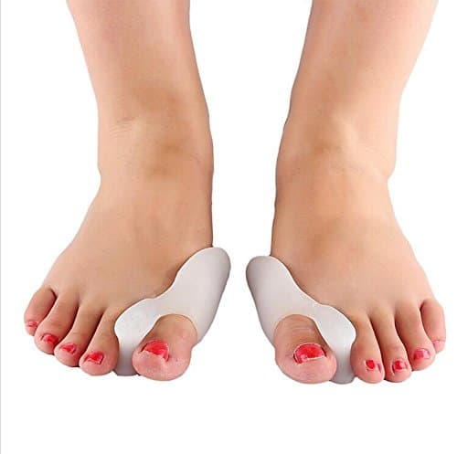 Yusylvia(TM)1 Pair Foot Big Toe Corrector Protector Silicone Gel Bunion Adjuster Hallux Valgus Corrector Separator Foot Massager