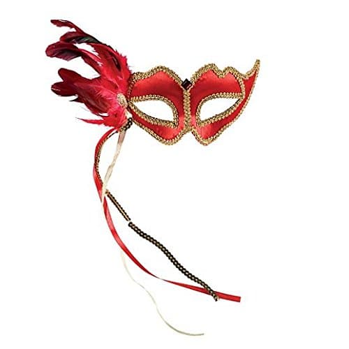 Costume Beautiful Red Venetian Mask