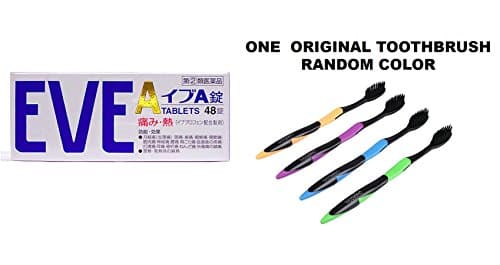 EVE A 48 tablets with original toothbrush